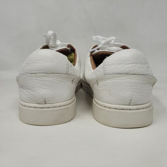 Frye Shoes Womens 8 Ivy Low Lace White Leather Casual Minimalist Low Top 3471183 - Picture 8 of 12